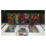 LOT OF 9 ASSORTED CAVS REFRACTOR BASKETBALL CARDS