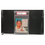 1953 RED MAN TABACCO W/ TAB GENE WOODLING PSA 7