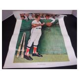 BROOKS ROBINSON SIGNED AUTO POSTER. SEE NOTES