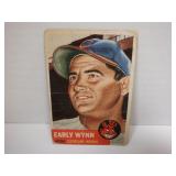 1953 TOPPS #61 EARLY WYNN LOW GRADE