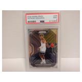2020 PANINI PRIZM #258 ANTHONY EDWARDS RC PSA 9