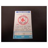 CARL YASTZREMSKI LAST GAME RED SOX TICKET