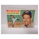 1956 TOPPS #200 BOB FELLER W/CREASE