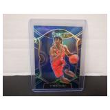 2021 PANINI SELECT #81 TYRESE MAXEY RC BLUE PRIZM