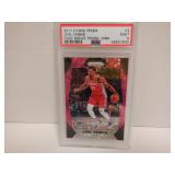 2017 PANINI PRIZM #2 JOEL EMBIID PINK PRIZM PSA 9