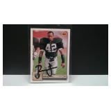 1992 UPPER DECK RONNIE LOTT AUTO / NO COA