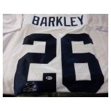 SAQUON BARKLEY SIGNED AUTO JERSEY. BECKETT
