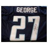 EDDIE GEORGE SIGNED AUTO JERSEY. BECKETT