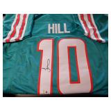 TYREEK HILL SIGNED AUTO JERSEY. BECKETT