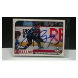 1998 UD CHOICE ERIC MESSIER IN PERSON AUTO