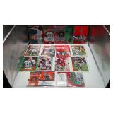 LOT OF 15 ASSORTED AUTO BROWNS FOOTBALL CARDS