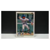 1990 UPPER DECK OMAR VIZQUEL AUTO RC / NO COA