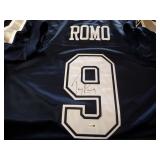 TONY ROMO SIGNED AUTO REEBOK JERSEY. JSA