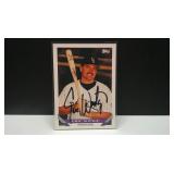 1993 TOPPS ERIC WEDGE AUTO / NO COA
