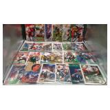LOT OF 24 ASSORTED FOOTBALL IN PERSON AUTOS