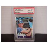 1967 TOPPS BILL MAZEROSKI #510. PSA 8