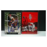 LOT OF 2 ASSORTED TIM COUCH IN PERSON AUTOS