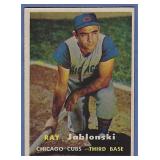 High Grade 1957 Topps #218 Ray Jablonski Cubs