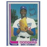 High Grade 1982 Topps #213 Dave Stewart RC Dodgers
