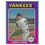 High Grade 1975 Topps #20 Thurman Munson Yankees