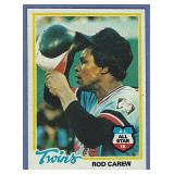 Sharp 1978 Topps #580 Rod Carew Minnesota Twins