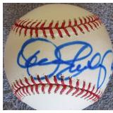 Dennis Eckersley Signed OML Baseball Indians