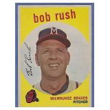 High Grade 1959 Topps #396 Bob Rush Braves