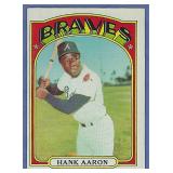 Nice 1972 Topps #299 Hank Aaron Atlanta Braves