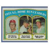 High Grade 1972 Topps #90 HR Ldrs Reggie Jackson