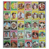 Lot Of (30) Different 1959 Topps Baseball Cards