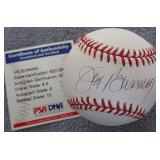 Jim Bunning Signed OML Baseball PSA/DNA 9.5