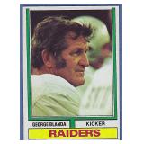 High Grade 1974 Topps #245 George Blanda Raiders