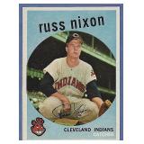High Grade 1959 Topps #344 Russ Nixon Indians