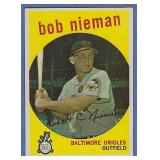 High Grade 1959 Topps #375 Bob Nieman Orioles