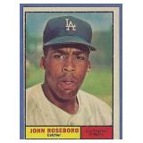 1961 Topps #363 John Roseboro Los Angeles Dodgers