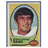 1970 Topps #100 Roman Gabriel Los Angeles Rams