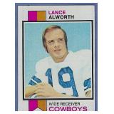 Nice 1973 Topps #61 Lance Alworth Dallas Cowboys
