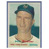 High Grade 1957 Topps #148 Don Mueller NY Giants