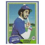 Sharp 1981 Topps #347 Harold Baines RC White Sox