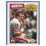 Nice 1987 Topps #112 Joe Montana SF 49ers