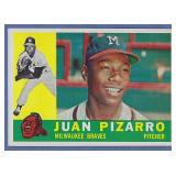 High Grade 1960 Topps #59 Juan Pizarro Braves