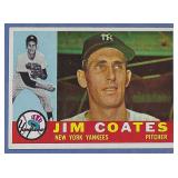 High Grade 1960 Topps #51 Jim Coates NY Yankees