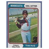 1974 Topps #190 Tony Oliva Minnesota Twins