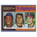 1975 Topps #7 Nolan Ryan Highlights Angels