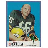 1969 Topps #55 Ray Nitschke Green Bay Packers
