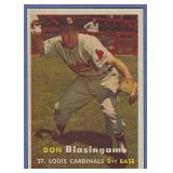 High Grade 1957 Topps #47 Don Blasingame Cardinals