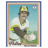 Sharp 1978 Topps #140 Rollie Fingers Padres