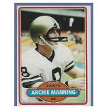 High Grade 1980 Topps #93 Archie Manning NO Saints