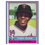 Sharp 1976 Topps #35 Tony Oliva Minnesota Twins