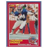 High Grade 1989 Score #211 Thurman Thomas RC Bills